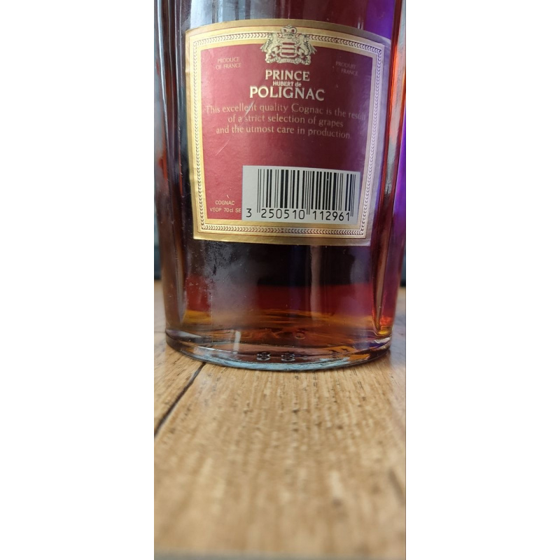 Французский коньяк Prince Hubert de Polignac VSOP 0.7 л (Винтаж, розлив 2009–2010 гг.)