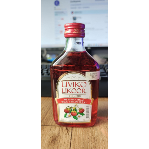Земляничный ликер Liviko 0.2 л Duty Free (Эстония, розлив 14.02.2013)