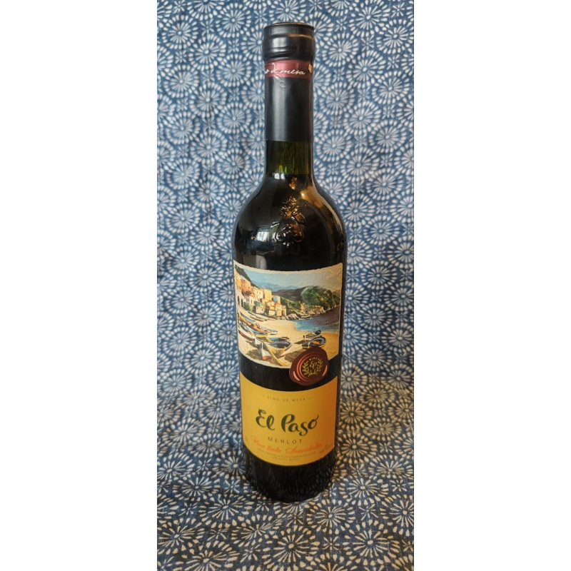 Красное вино El Paso Merlot 2017 г.